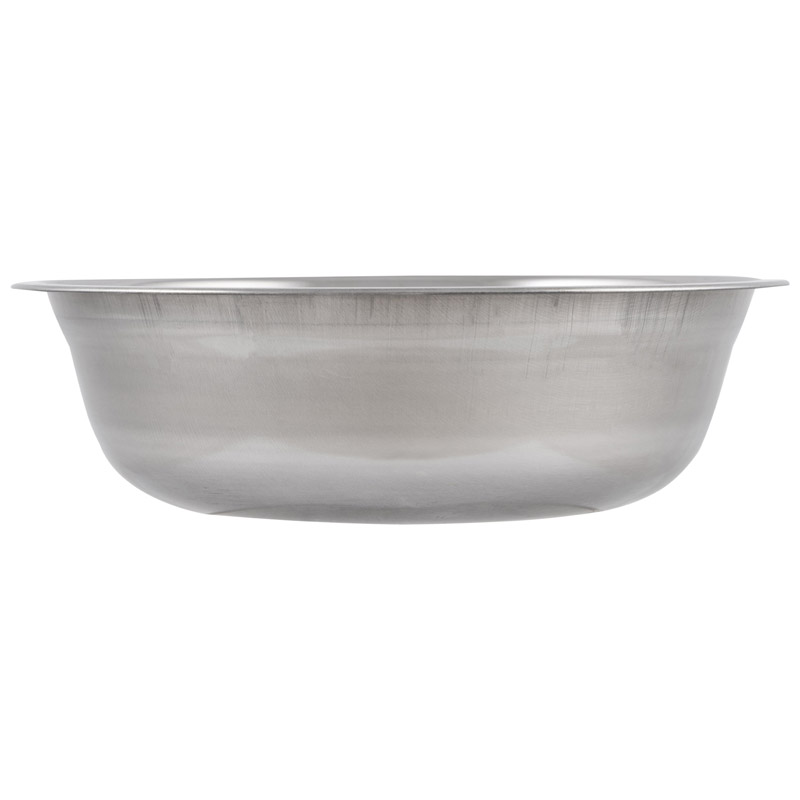 Миска Bowl-23, объем 1,7 л, с расширенными краями, из нерж стали, зеркальная полировка, диа 23 см (1