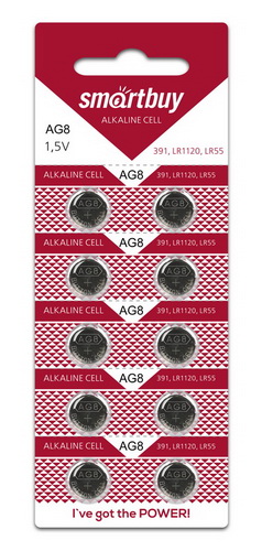 Элемент питания SMARTBUY AG8 BL10 (10/2000)