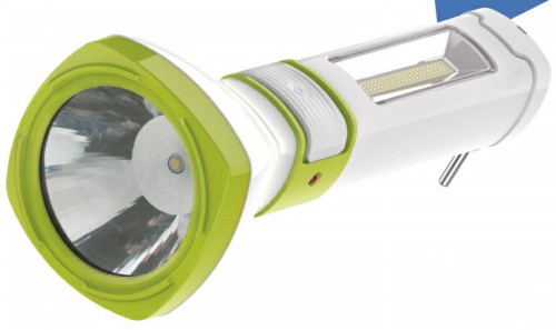 Фонарь КОСМОС светодиодный Ac7023WLED аккумуляторный 3W LED, бок.пан. COB 2Вт, 3 реж раб, з/у (1/36/