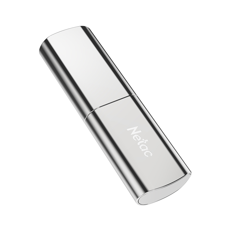 USB 3.2  128GB  Netac  US2  серебро/чёрный