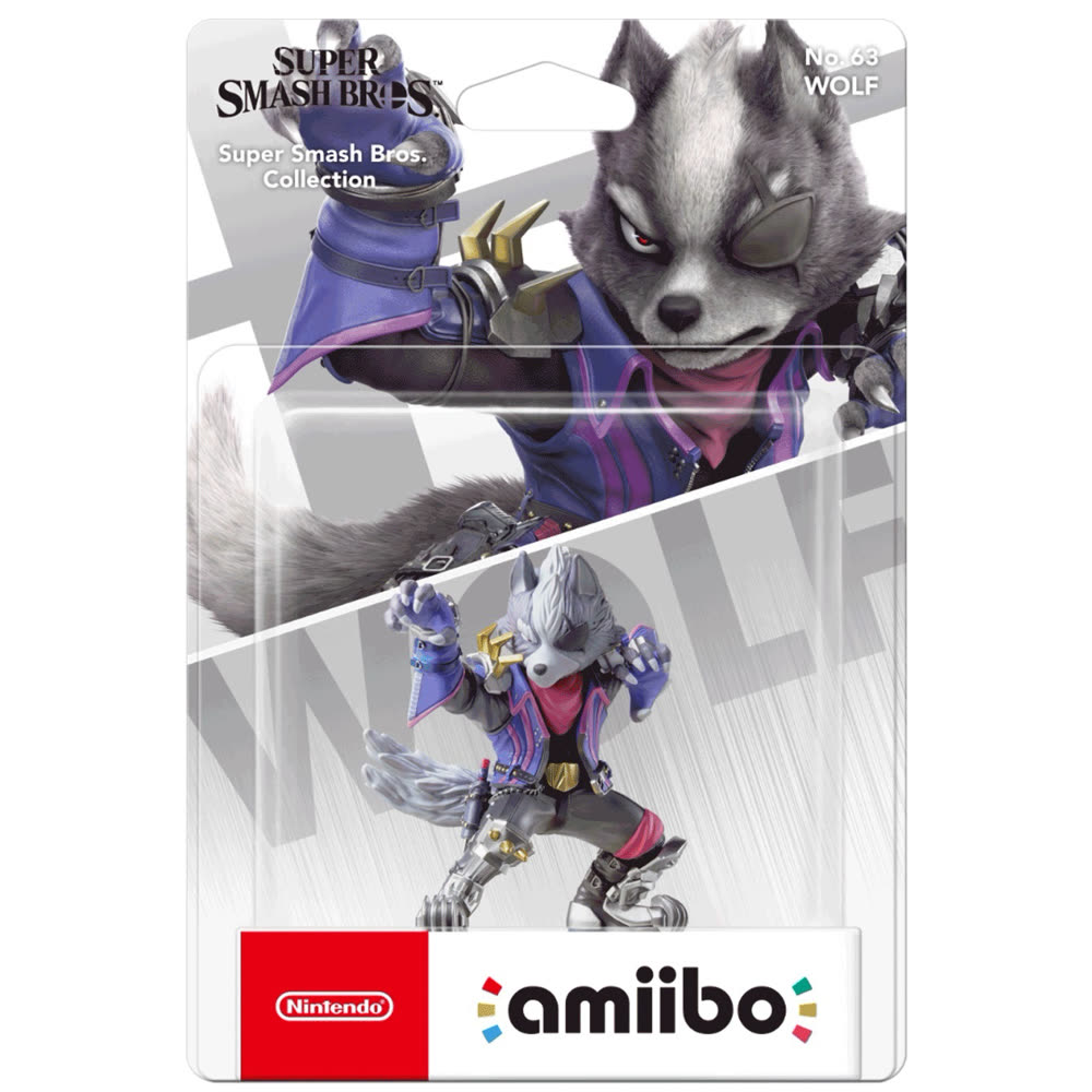 Wolf - №63 (Super Smash Bros. коллекция) [Nintendo Amiibo Character]