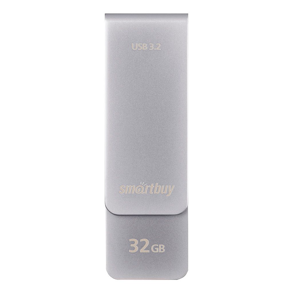 USB 3.0  32GB  Smart Buy  M1  серый металлик