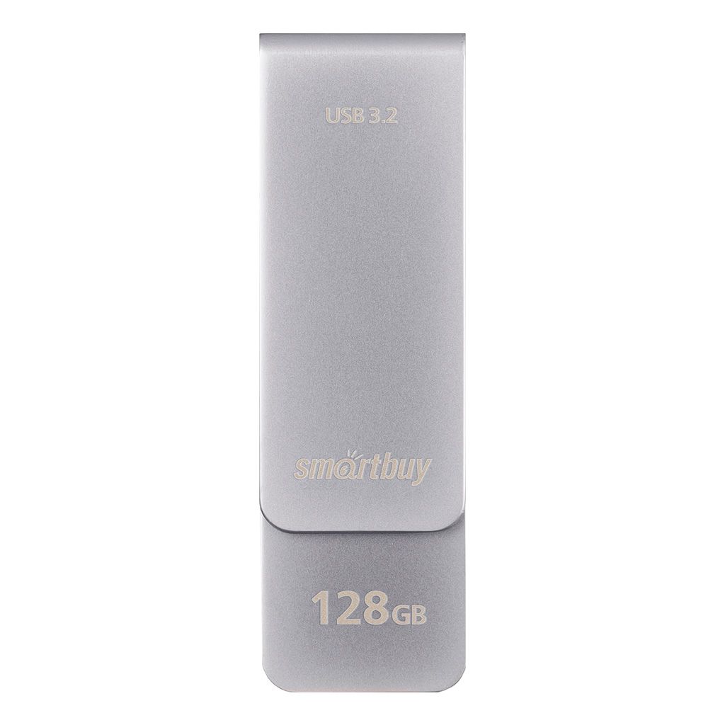 USB 3.0  128GB  Smart Buy  M1  серый металлик