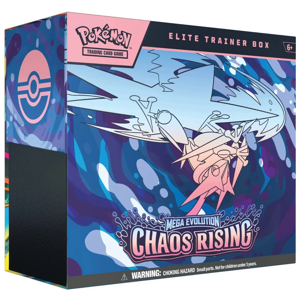 Набор карт и аксессуаров Pokémon TCG: Mega Evolution ME04 - Chaos Rising Elite Trainer Box