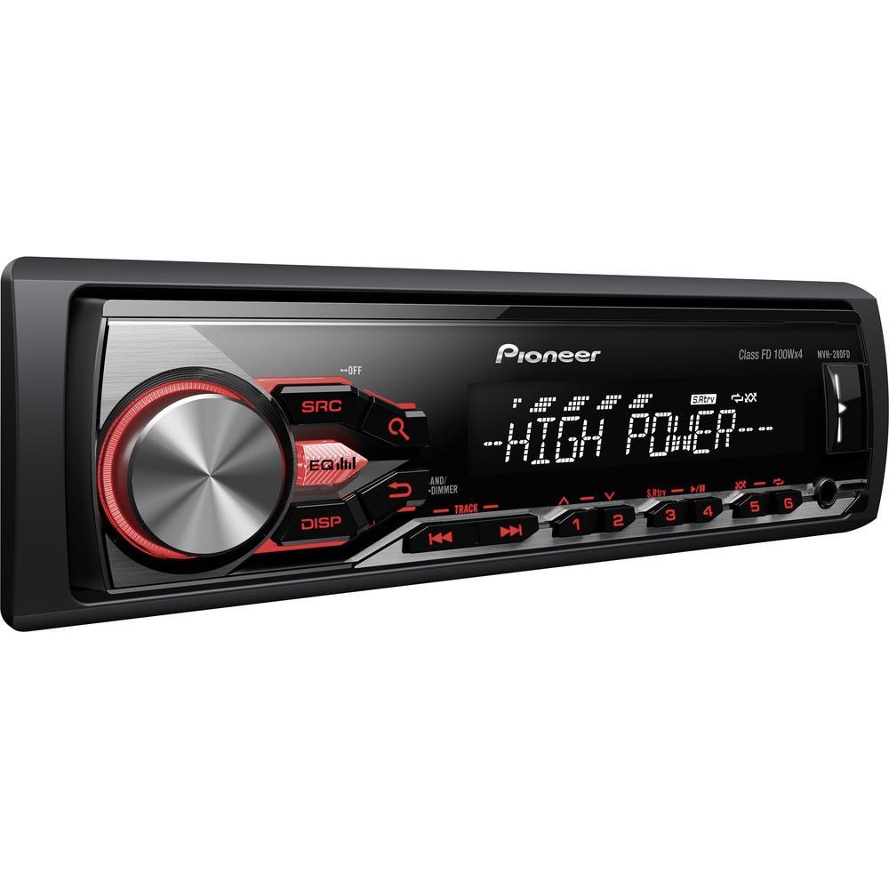 PIONEER MVH-280FD медиаресивер   4х100 Вт