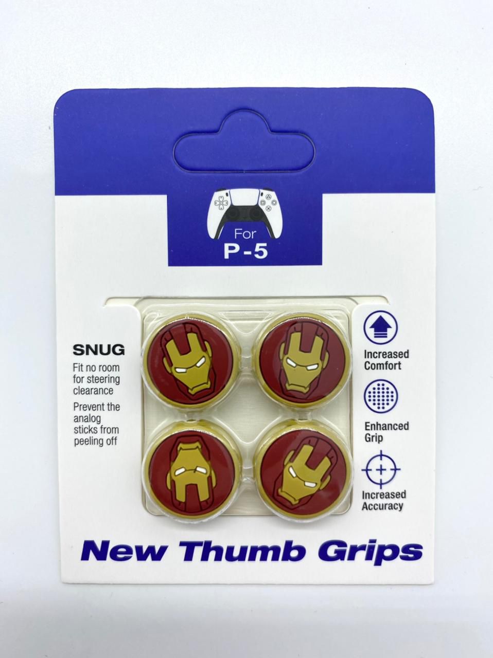 Насадка PS5 Cover for Stick Silicon  4 in 1 Iron Man