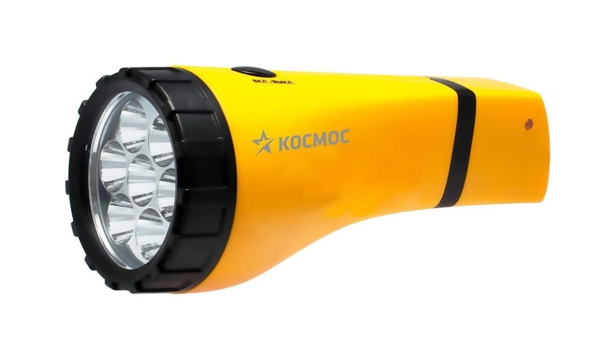 Фонарь КОСМОС светодиодный Ac9105WLED аккумуляторный ЭКОНОМИК 1х5W LED, зарядка 220V (1/-/10)
