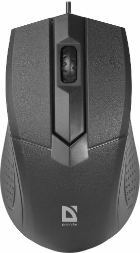 Мышь проводная DEFENDER Optimum MB-270, USB, 3 кнопки,1000 dpi, черный (1/40)