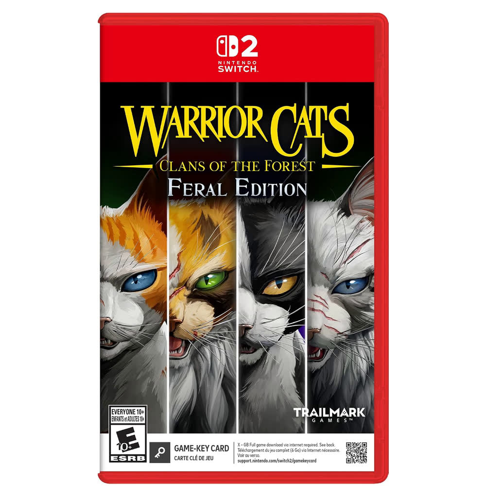 Warrior Cats: Clans of the Forest - Feral Edition (Game-Key Card) [Switch 2, английская версия]