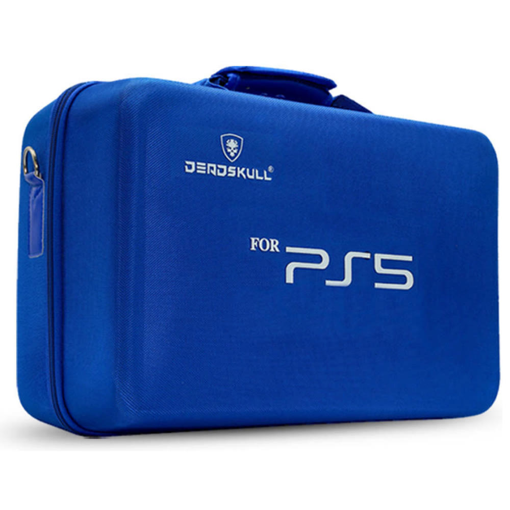 Сумка для консоли и геймпадов PS5 Dead Skull Blue