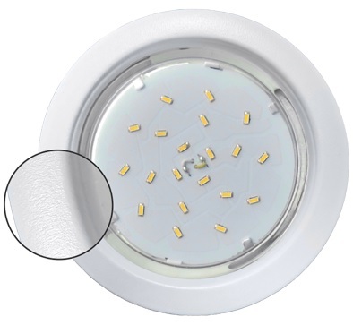 Светильник ECOLA GX53 H4 Downlight встраиваемый без рефлектора Белый матовый 38x106 - 10 pack (кd102