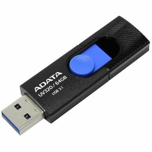 USB  3.1  64GB  A-Data  UV320  чёрный/синий