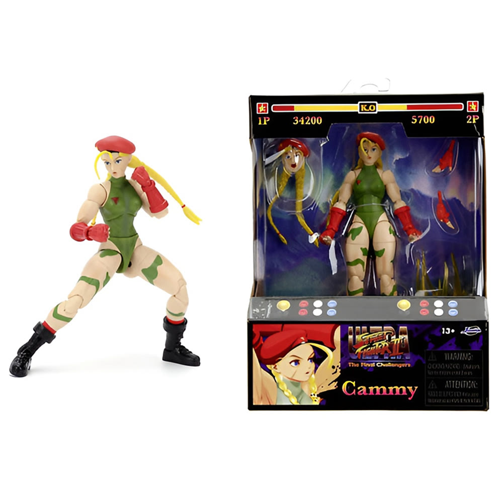 Фигурка Jada Street Fighter Cammy 6" Deluxe Collector Figure
