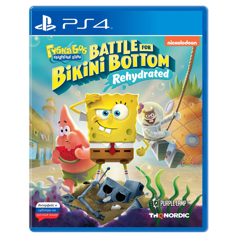 SpongeBob SquarePants: Battle for Bikini Bottom - Rehydrated [PS4, русские субтитры]