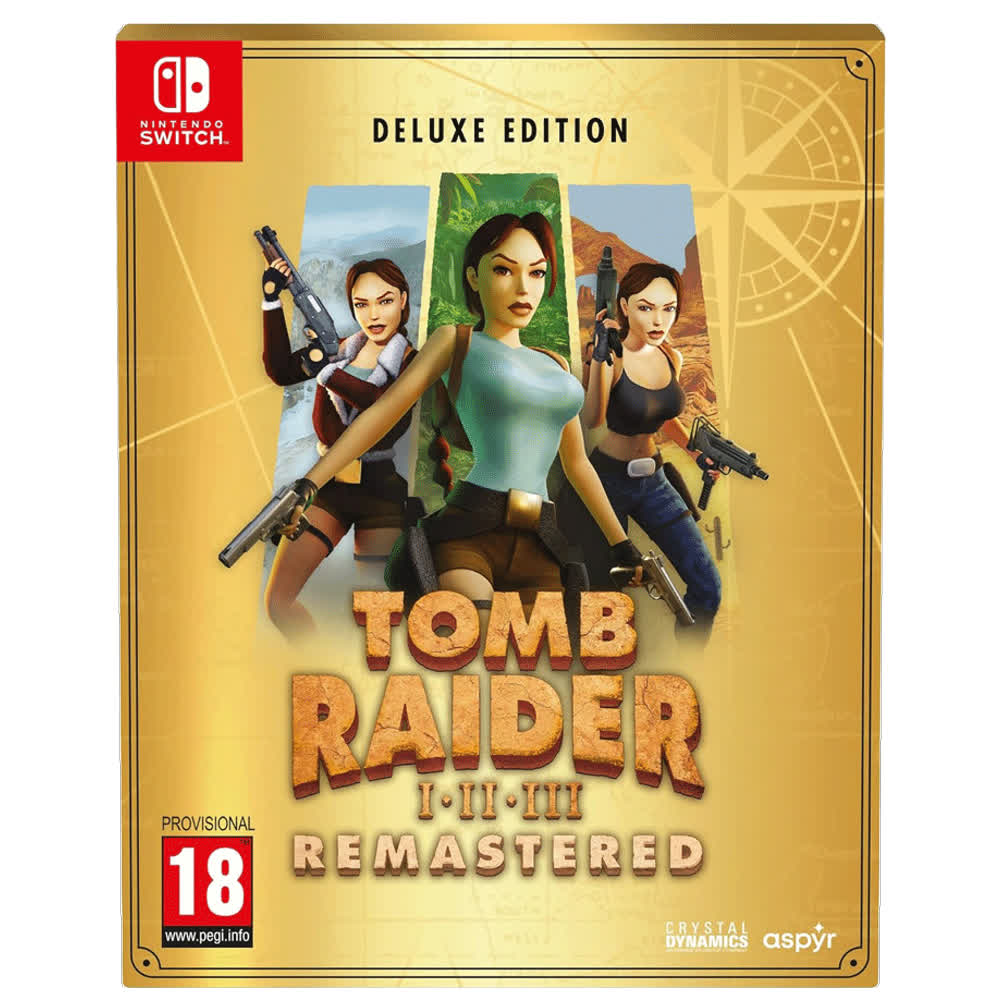 Tomb Raider I-III Remastered Starring Lara Croft - Deluxe Edition [Nintendo Switch, русская версия]