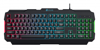Клавиатура проводная Оклик 757G HW2 черный USB for gamer