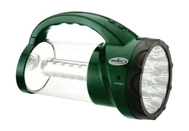 Фонарь КОСМОС светодиодный AP2008L-LED аккумуляторный, 24LED+19LED, 4V2AH (1/12)