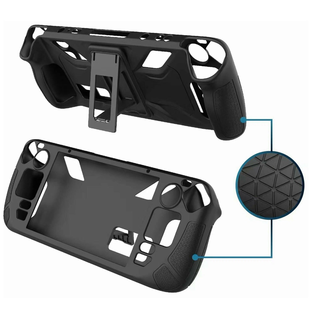 Чехол с подставкой Steam Deck Silicon Case GP-823 Black