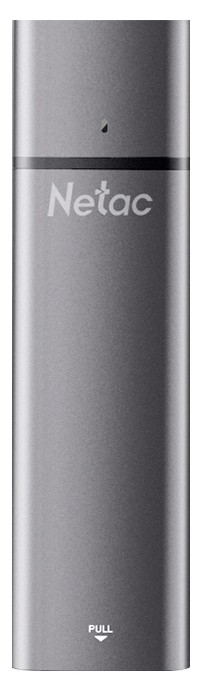 Внешний корпус Netac WH21 для M.2 SATA SSD, алюминий серый (USB 3.0 / Type C)
