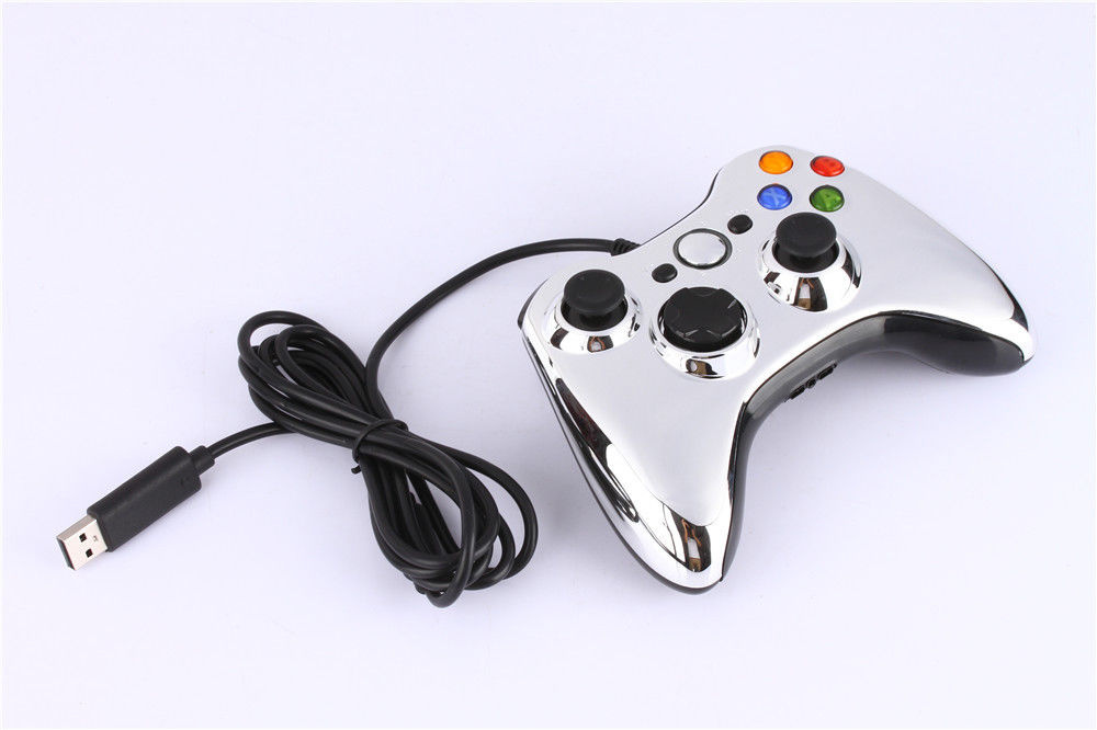 Джойстик X-BOX 360 Wired Controller Chrome Silver