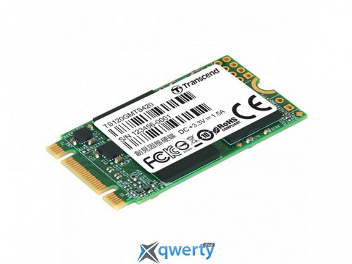 Внутренний SSD  Transcend  120GB  MTS420, SATA-III R/W - 500/560 MB/s, (M.2), 2242, 3D NAND