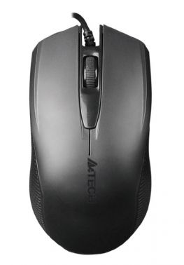 Мышь проводная A4TECH OP-760 (1000dpi) USB (2but), черный (1/60)