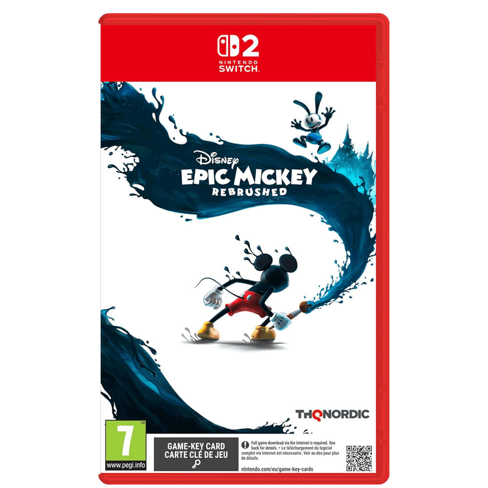 Disney Epic Mickey: Rebrushed (Game-Key Card) [Switch 2, английская версия]