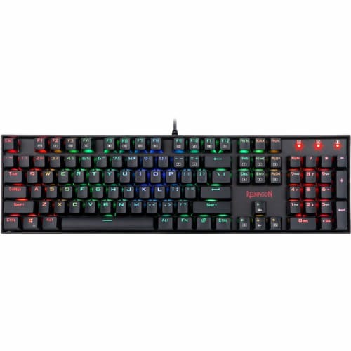 Клавиатура проводная игровая механическая REDRAGON Mitra, USB, RGB подсветка, Full Anti-Ghosting, че
