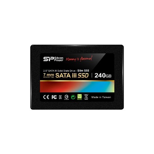 Внутренний SSD  Silicon Power  240GB  S55, SATA-III, R/W - 550/500 MB/s, 2.5", PS3108, TLC