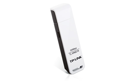 Wi-Fi адаптер TP-LINK TL-WN821N, беспроводной, стандарта N, 802.11b/g/n, USB 2.0, 300 Mb/б, белый (1