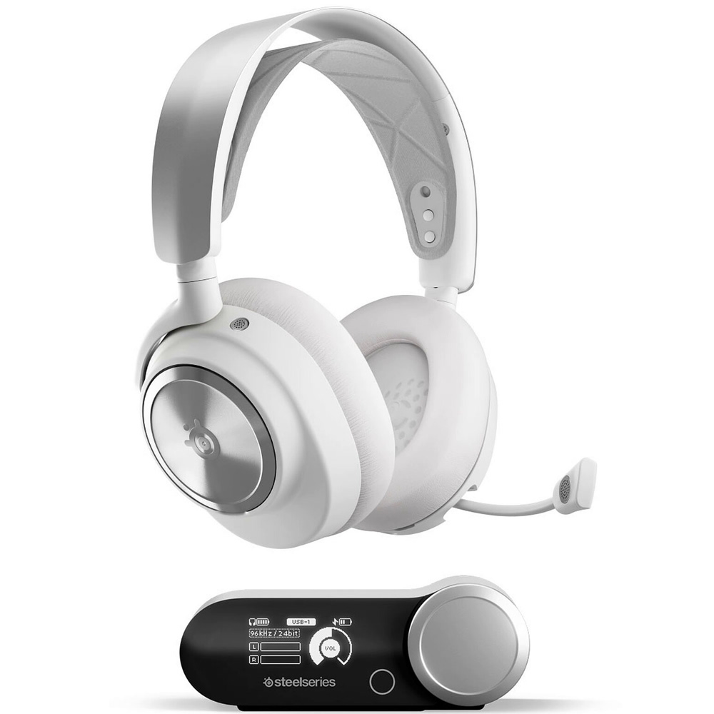 Гарнитура игровая SteelSeries Arctis Nova Pro Wireless White