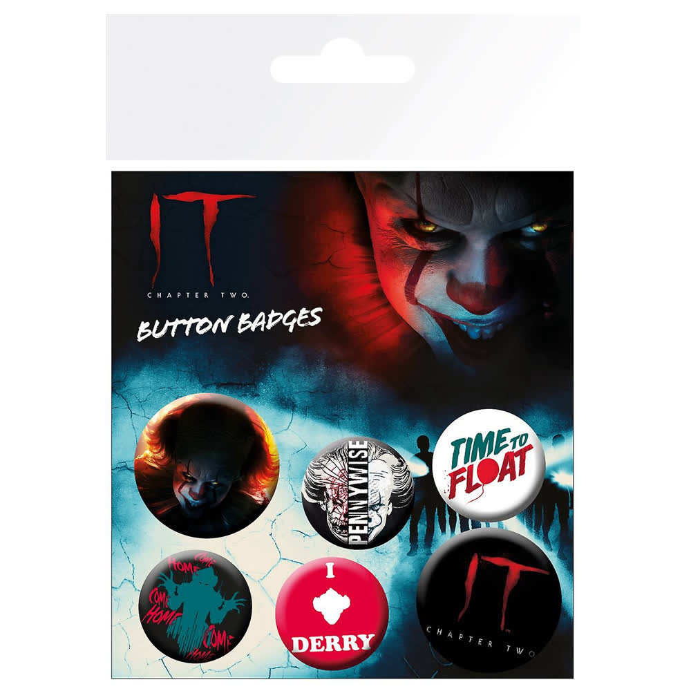 Набор значков Badges 6-Pack - It Chapter Two, 2x32mm x 4x25mm