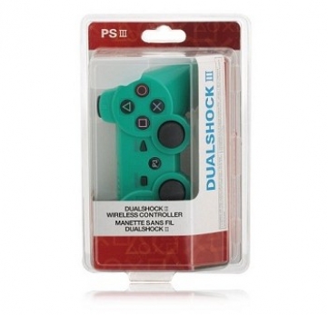 Джойстик PS3 Dual Shock зелёный