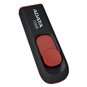USB  64GB  A-Data  C008  чёрный/красный