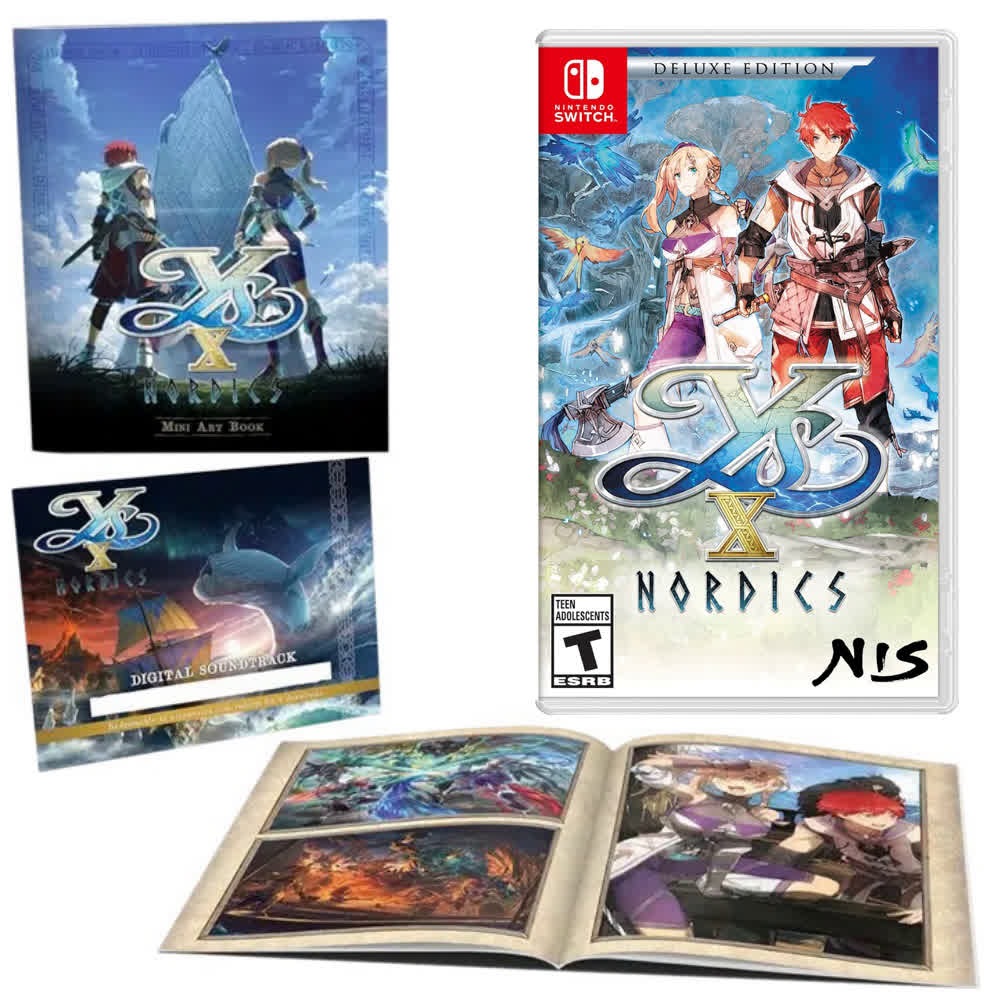 Ys X: Nordics - Deluxe Edition [Switch, английская версия]