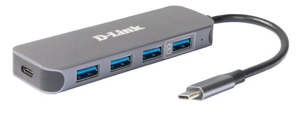 Разветвитель D-LINK DUB-2340, USB 3.0, 2порт, (DUB-2340/A1A), черный (1/78)