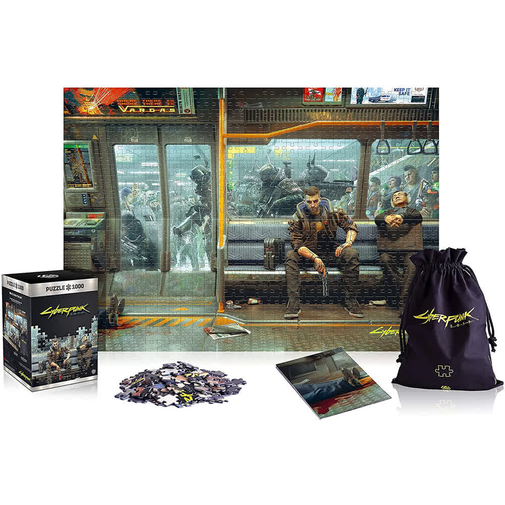 Пазл Good Loot Puzzle: Cyberpunk 2077 - Metro, 1000 Pieces