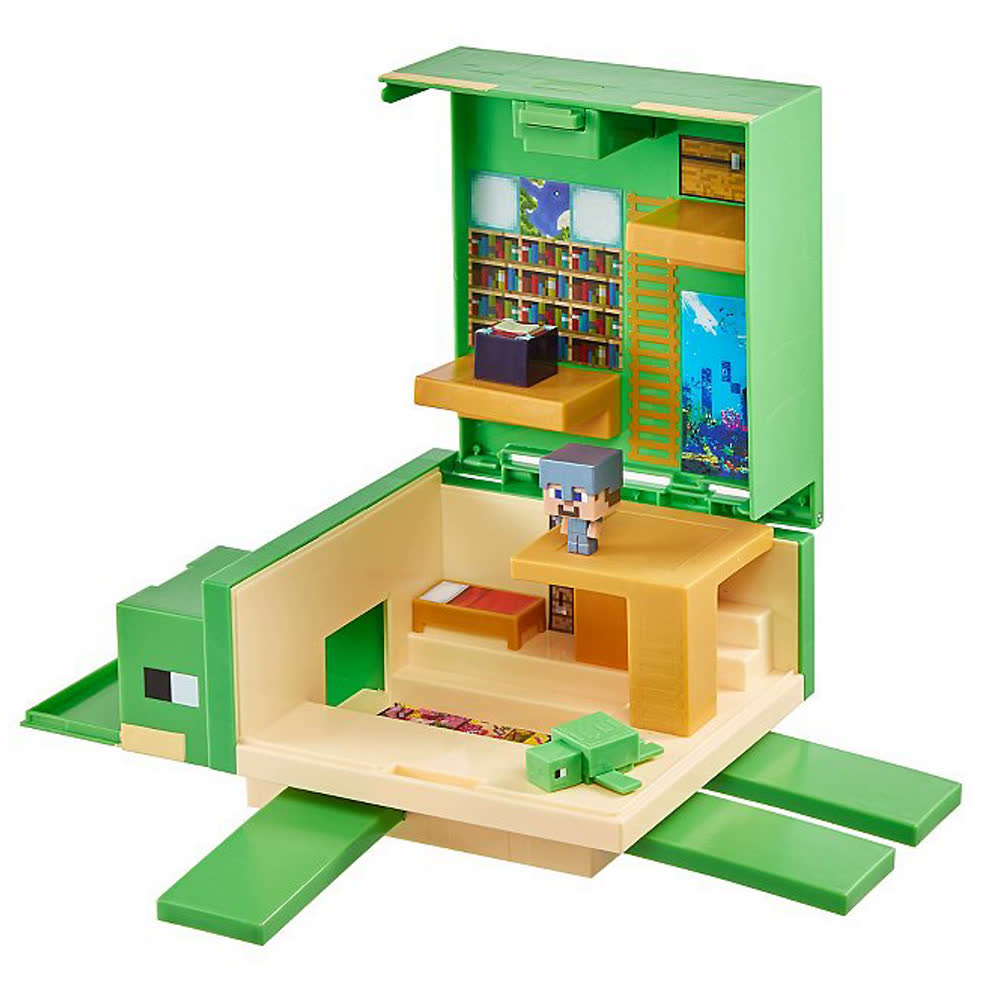 Игровой набор Minecraft - Transforming Turtle Hideout Playset, 25 cm