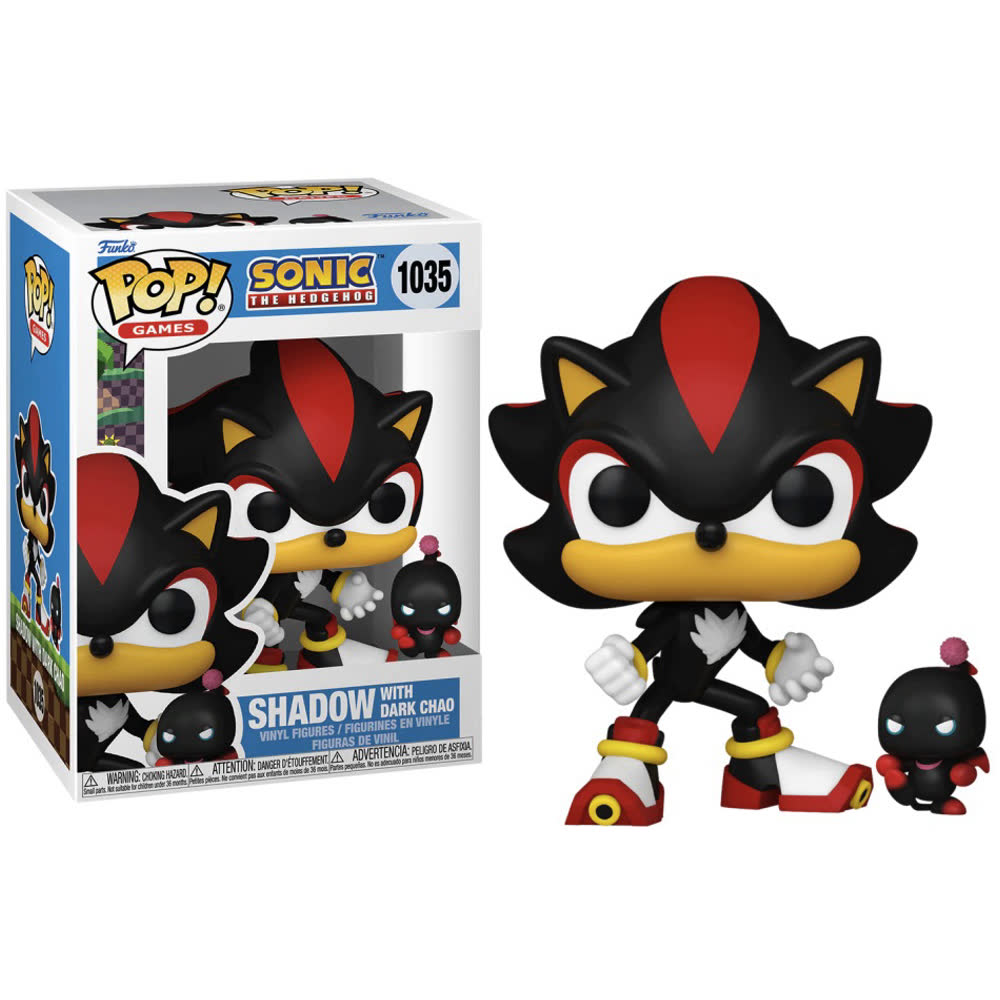 Фигурка Funko Pop! Games: Sonic The Hedgehog - Shadow with Dark Chao (1035)