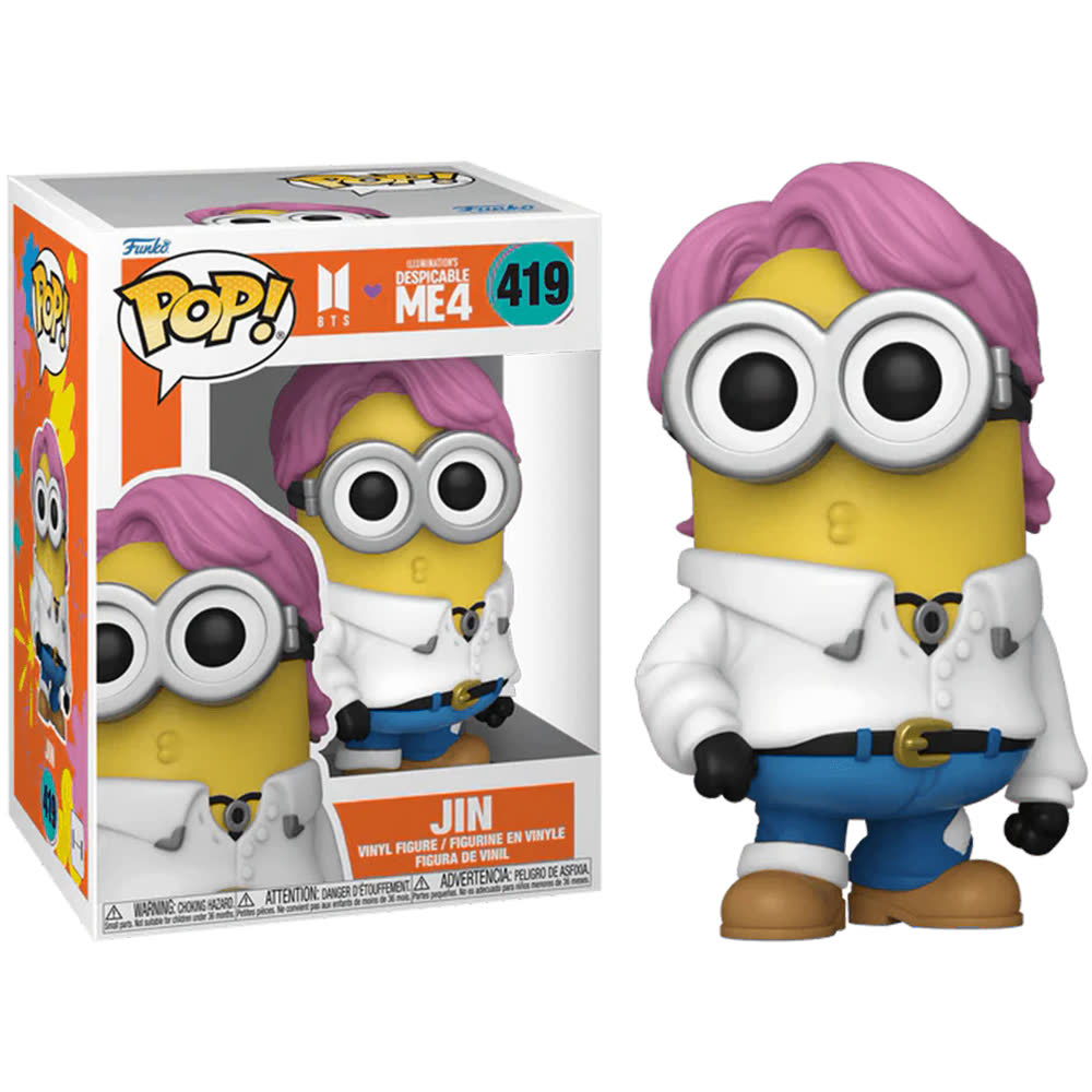Фигурка Funko Pop! Rocks: Minions x BTS - Jin (419)