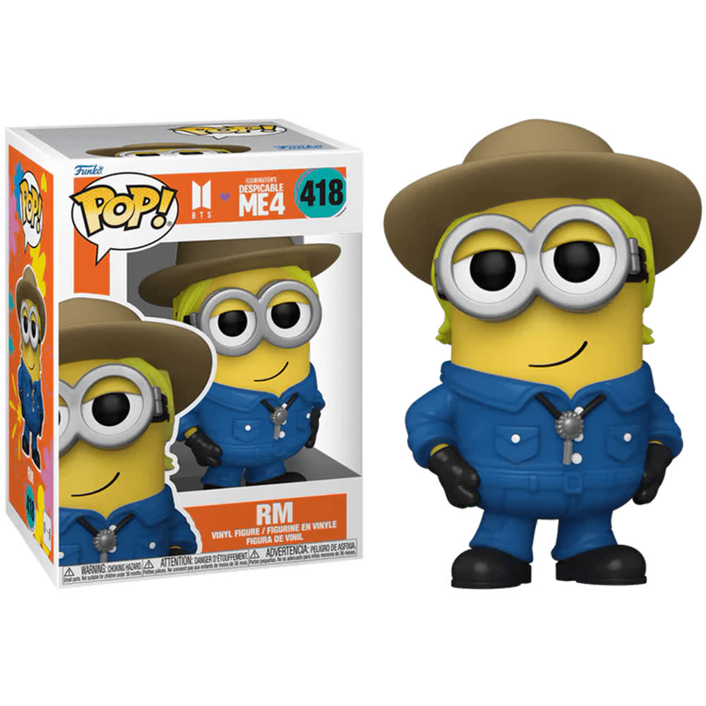 Фигурка Funko Pop! Rocks: Minions x BTS - RM (418)
