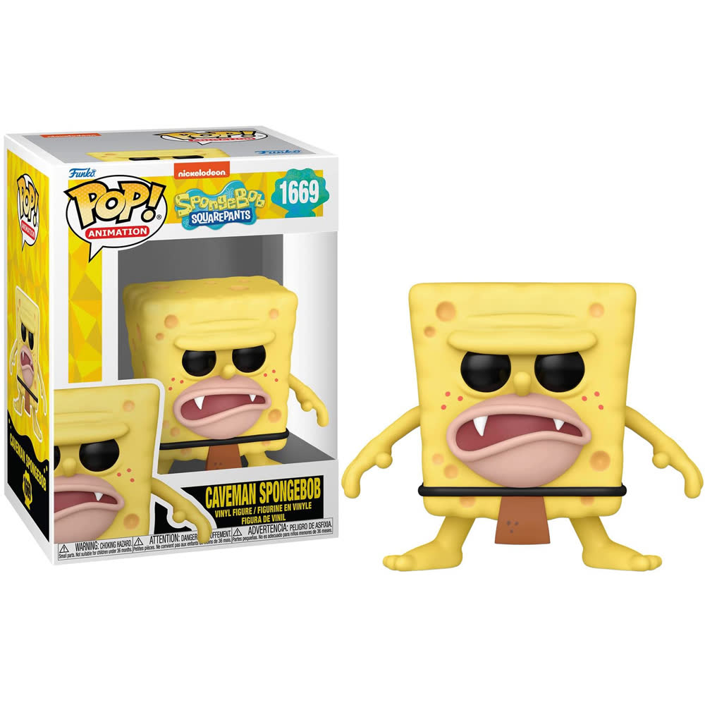 Фигурка Funko Pop! Animation: SpongeBob SquarePants - Caveman SpongeBob (1669)
