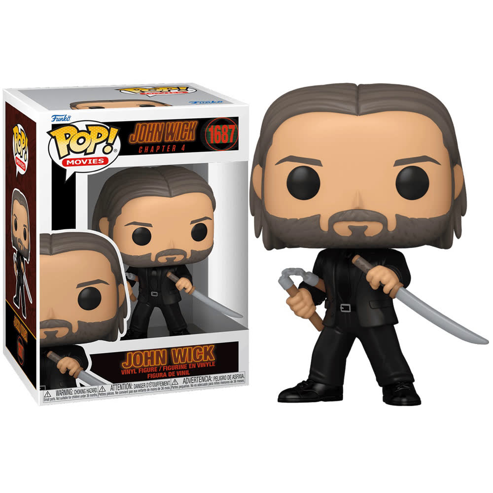 Фигурка Funko Pop! Movies: John Wick 4 - John Wick with Sword & Nunchucks (1687)