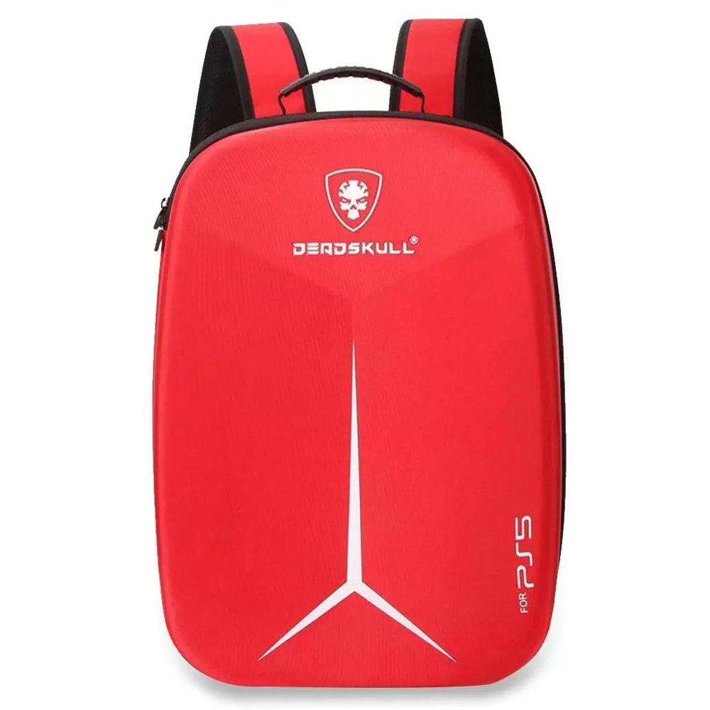 Рюкзак для консоли и геймпадов PS5 DeadSkull Red