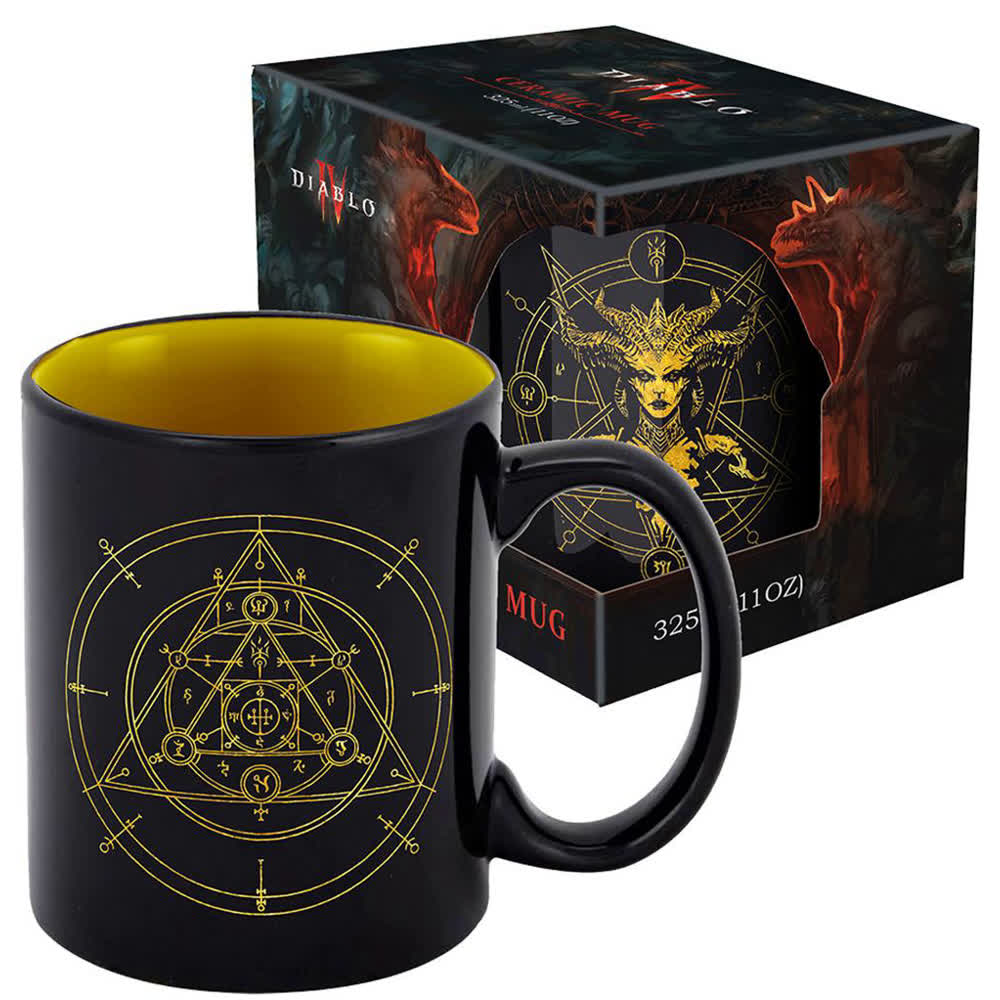 Кружка Diablo IV: Lilith - Gold Edition, 325 мл