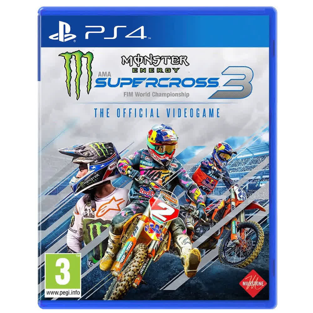 Monster Energy Supercross - The Official Videogame 3 [PS4, английская версия]