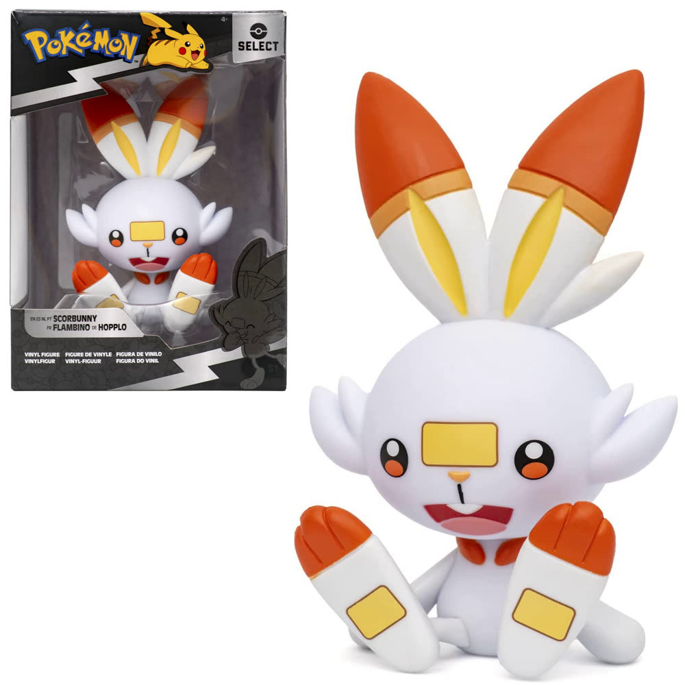 Фигурка Pokemon: Select - Scorbunny Vinyl Figure Series 3, 10 cm
