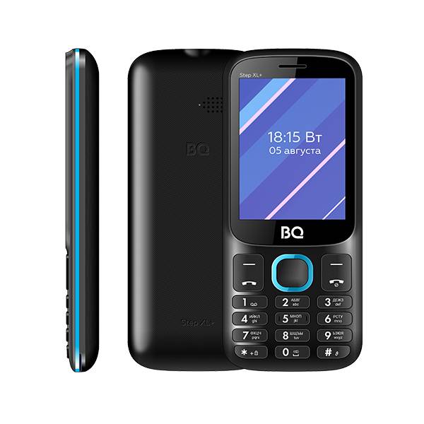 Мобильный телефон BQ 2820 Step XL+ Black+Blue (черный+синий) (1/40)
