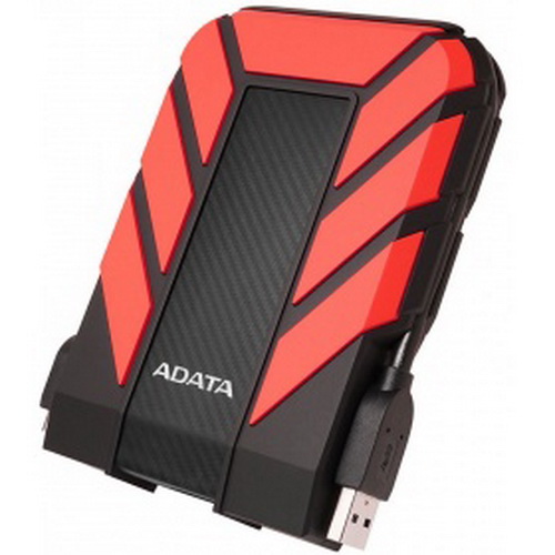 Внешний HDD  A-Data  2 TB  HD710  Pro, красный, прорезиненный, антишок, 2.5", USB 3.0