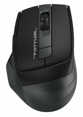Беспроводная мышь A4TECH Fstyler FB35 (2000dpi) BT/Radio USB (6but), зеленый/черный  (1/60)
